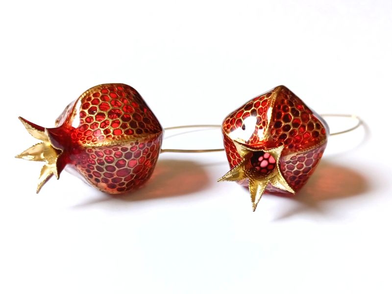 Pomegranate Earrings